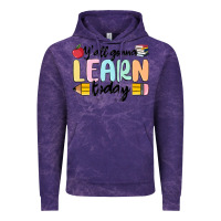 Cloud Purple y'all gonna learn today Vintage Hoodie - MaliasSmallBusiness