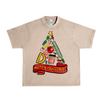 French Oak teacher tools christmas tree Urban Heavy Tee - MaliasSmallBusiness