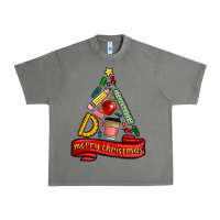 Tornado teacher tools christmas tree Urban Heavy Tee - MaliasSmallBusiness