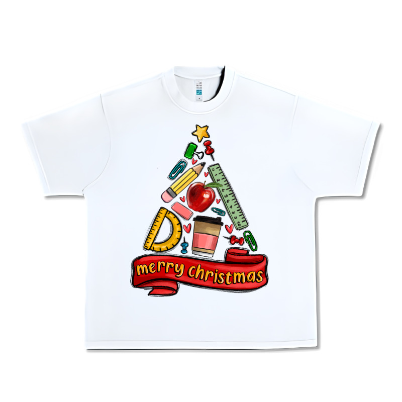 Teacher Tools Christmas Tree Urban Heavy Tee by MaliasSmallBusiness | Teevron