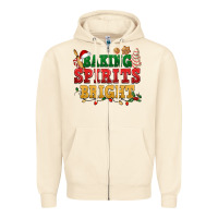 Sandshell Baking spirits bright Zipper Hoodie - NancyCooperArtShop