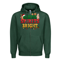 Sports Green Baking spirits bright Zipper Hoodie - NancyCooperArtShop
