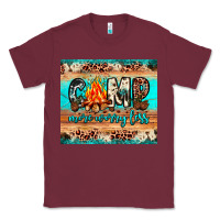 Burgundy camp more worry less Classic Tee - JahusDesignShop