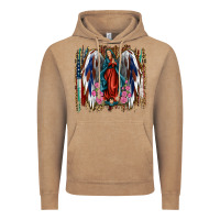 Vintage Coffee lady of guadalupe th of july Vintage Hoodie - Jasminsmagicworld