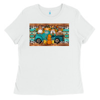 White fall gnomes truck sippy cup Ladies Tee - Artiststas