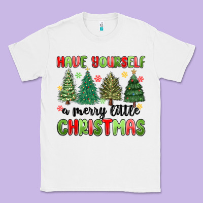 Have Yourself A Merry Little Christmas Classic Tee Designed By Maliassmallbusiness