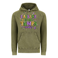 Vintage Olive laissez les bon temps rouler Vintage Hoodie - MaliasSmallBusiness