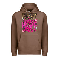 Chestnut Fight believe hope survive Cancer Awareness Premium Hoodie - HowdyJamesFarm