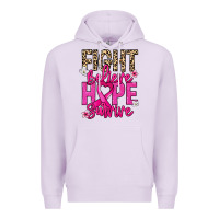Lilac Fight believe hope survive Cancer Awareness Premium Hoodie - HowdyJamesFarm