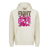 Oatmeal Heather Fight believe hope survive Cancer Awareness Premium Hoodie - HowdyJamesFarm