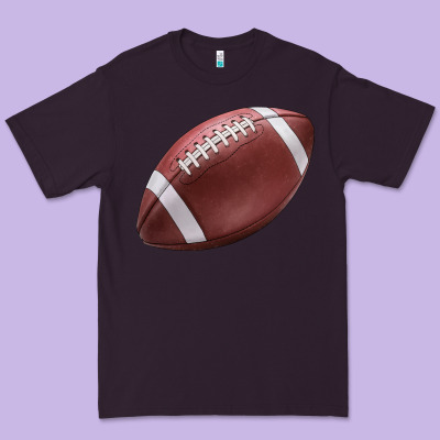 Football Ball Premium Tee Designed By Jahusdesignshop