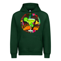 Forest Green hispanic heritage month round earrings 2 Urban Hoodie - BundleAndBundleShop