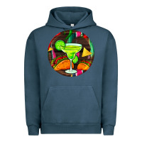 Pigment Midnight Navy hispanic heritage month round earrings 2 Urban Hoodie - BundleAndBundleShop