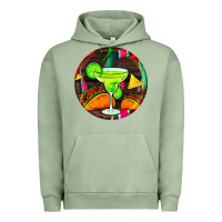 Pigment Oil Green hispanic heritage month round earrings 2 Urban Hoodie - BundleAndBundleShop