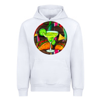 White hispanic heritage month round earrings 2 Urban Hoodie - BundleAndBundleShop