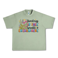 Oil Green kindness is free sprinkle it everywhere Urban Heavy Tee - MaliasSmallBusiness