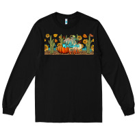 Black welcome fall Long Sleeve Tee - BundleAndBundleShop