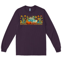 Plum welcome fall Long Sleeve Tee - BundleAndBundleShop