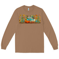 Toasted Coconut welcome fall Long Sleeve Tee - BundleAndBundleShop