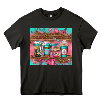 Asphalt nurse fuel coffee cups Heavy Core Tee - Jasminsmagicworld