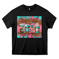 Black nurse fuel coffee cups Heavy Core Tee - Jasminsmagicworld