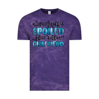 Cloud Purple somebodys spoiled blue collar girlfriend Vintage Tee - MaliasSmallBusiness