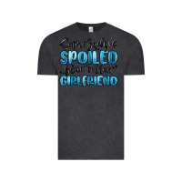 Vintage Black somebodys spoiled blue collar girlfriend Vintage Tee - MaliasSmallBusiness