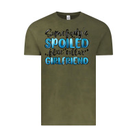 Vintage Olive somebodys spoiled blue collar girlfriend Vintage Tee - MaliasSmallBusiness