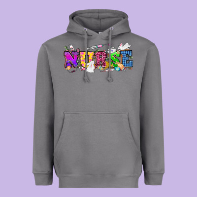 Easter Nurse Easter Day Heavyweight Hoodie Designed By Howdyjamesfarm