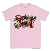 Bubblegum Pink joy Christmas cows Classic Tee - CowhideDigitalArt