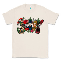 Natural joy Christmas cows Classic Tee - CowhideDigitalArt