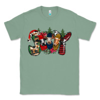 Sage joy Christmas cows Classic Tee - CowhideDigitalArt