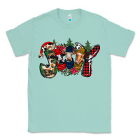 Seafoam joy Christmas cows Classic Tee - CowhideDigitalArt