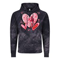 Cloud Black valentines hearts Vintage Hoodie - MaliasSmallBusiness