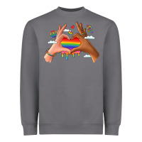 Storm lgbtq pride hands Heavyweight Sweatshirt - LillyAllenDesigns