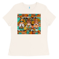 Bone western fall gnomes tumbler Ladies Tee - Artiststas