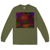 Army Green halloween leopard Long Sleeve Tee - BundleAndBundleShop