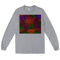 Heather Grey halloween leopard Long Sleeve Tee - BundleAndBundleShop
