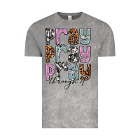 Cloud Rock pray on it pray over it pray through it Vintage Tee - NancyCooperArtShop