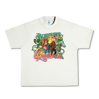 Pistachio busy doing cowgirl Urban Heavy Tee - NancyCooperArtShop