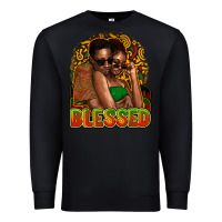 Black Black couple blessed Premium Sweatshirt - HowdyJamesFarm
