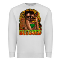 Dove Grey Black couple blessed Premium Sweatshirt - HowdyJamesFarm
