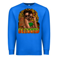 True Royal Black couple blessed Premium Sweatshirt - HowdyJamesFarm