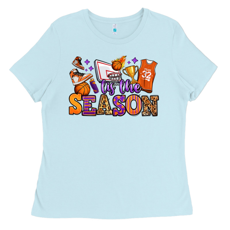 Tis The Season Basketball Ladies Tee by Jasminsmagicworld | Teevron