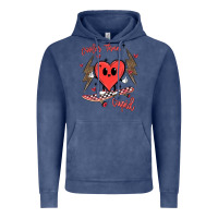 Vintage Denim cooler than cupid Vintage Hoodie - MaliasSmallBusiness
