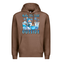 Chestnut baby it's cold outside Premium Hoodie - CowGirlArtShop