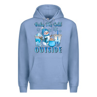 Colony Blue baby it's cold outside Premium Hoodie - CowGirlArtShop