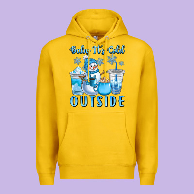 Baby It's Cold Outside Premium Hoodie Designed By Cowgirlartshop