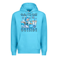 Ocean Blue baby it's cold outside Premium Hoodie - CowGirlArtShop