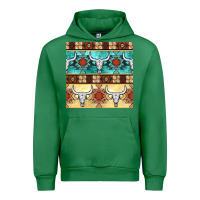 Emerald native american aztec seamless pattern 3 Urban Hoodie - BundleAndBundleShop